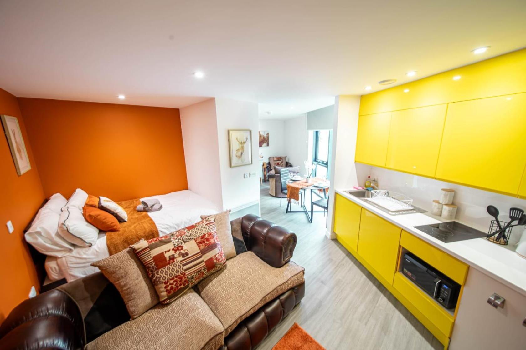 Corner Studio Apartment In Sheffield Extérieur photo